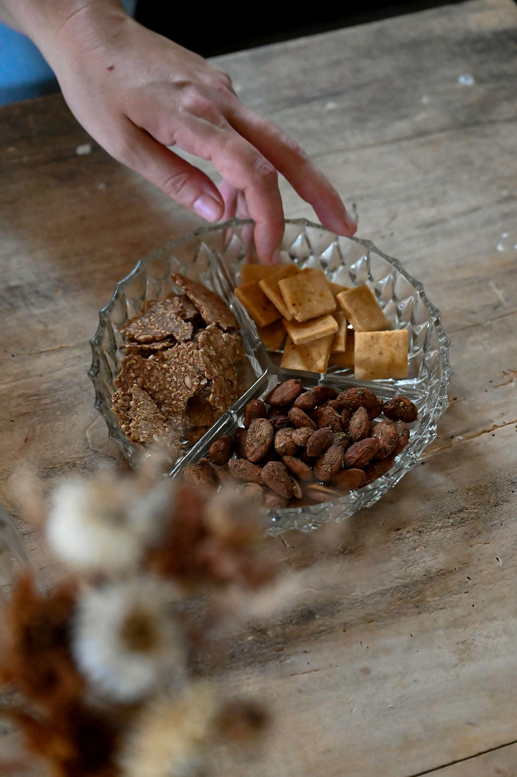 Ensemble de biscuits salés apéritifs fabriqués dans le Perche