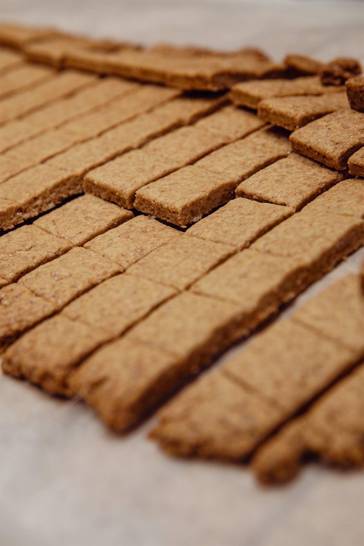 biscuits à la cannelle en sortie de four