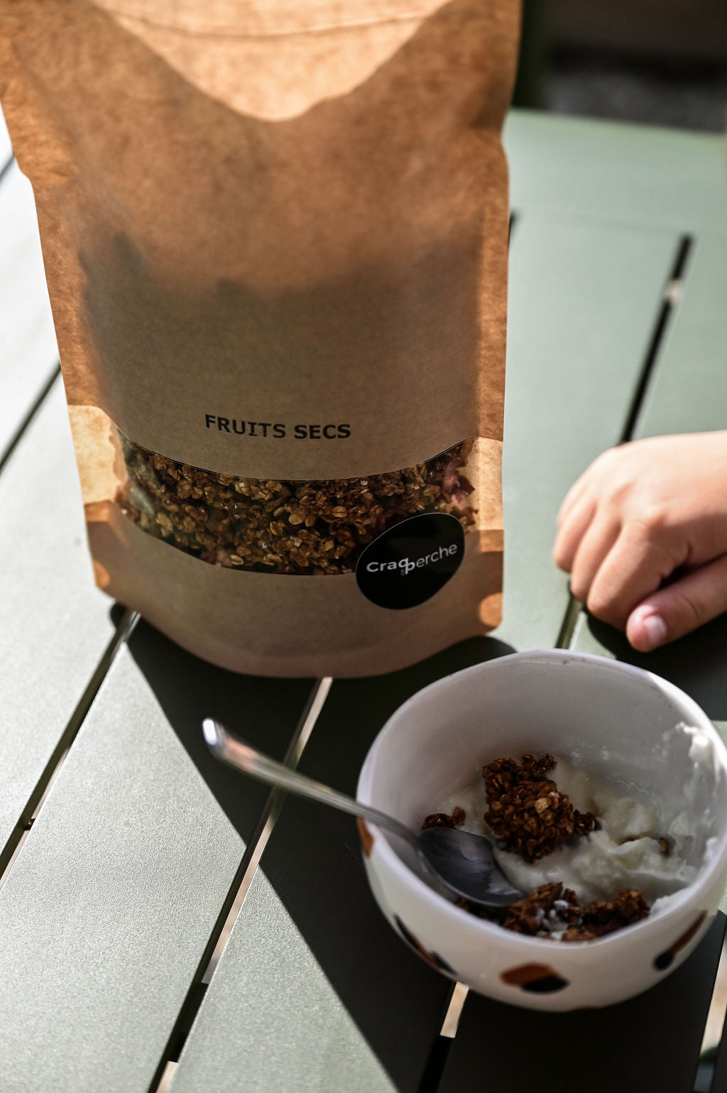Granola aux fruits secs pour le petit déjeuner