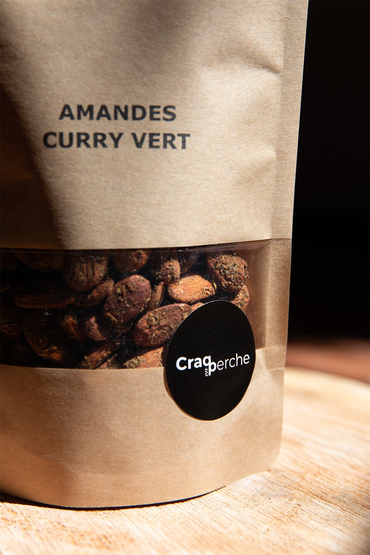 Amandes torréfiées curry vert bio