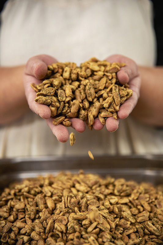 cacahuètes ail et romarin fabriquées artisanalement dans le Perche