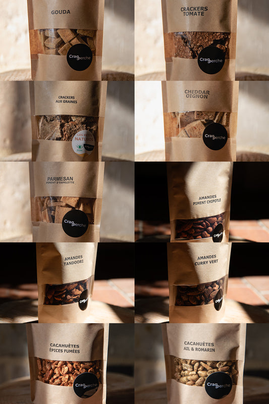 OFFRE DÉCOUVERTE APÉRO : 10 biscuits salés