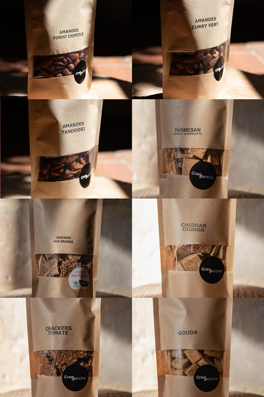 OFFRE DÉCOUVERTE APÉRO : 8 biscuits salés