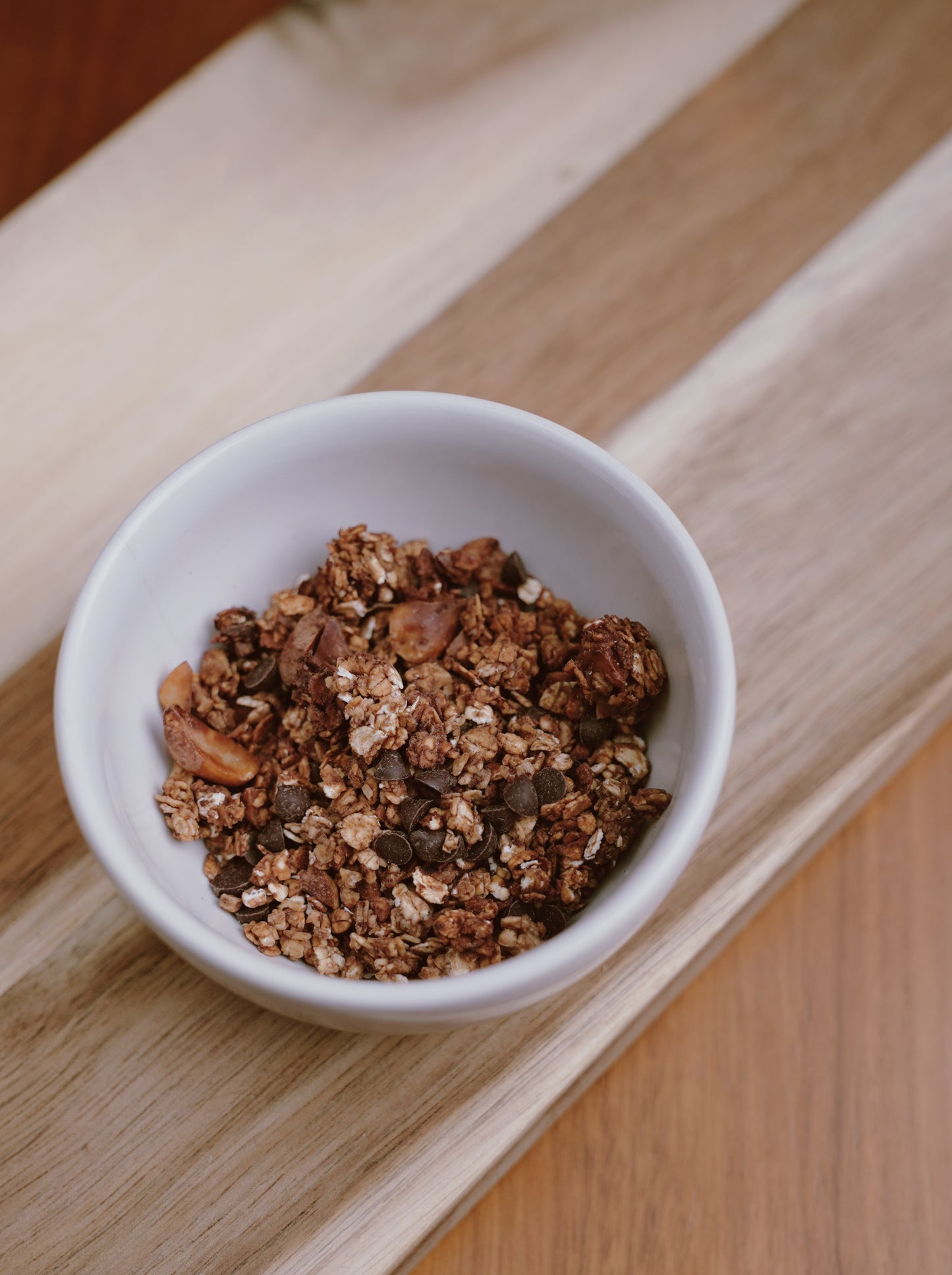 Granola chocolat et cacahuètes