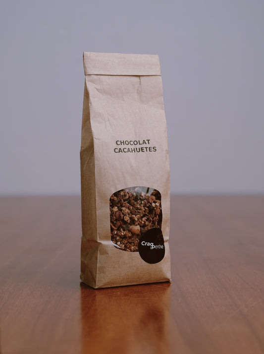 Granola chocolat et cacahuètes